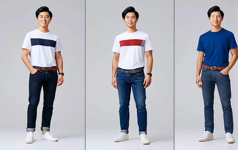 **Prompt:** "A stylish individual wearing jeans and a t-shirt with a Uniqlo belt, casual setting, safe for work, fully clothed, appropriate attire, showcasing the belt's versatility, professional photo, high quality."